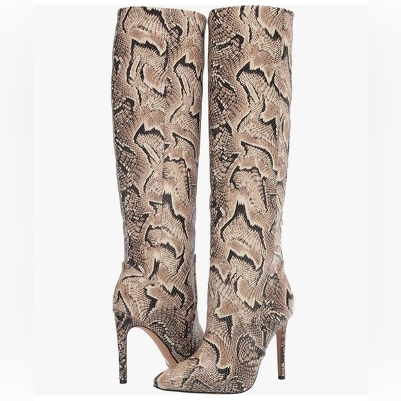 Vince Camuto Shoes - NEW Vince Camuto Fendels Snake Knee High Boots SZ 6